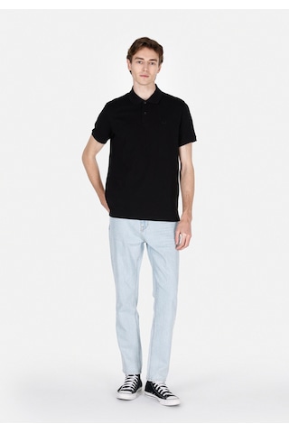 Colin's Colins Regular Fit Polo Yaka Düz Erkek Siyah Kısa Kol Tişört Cl1073960 Q1.v2 Blk Siyah