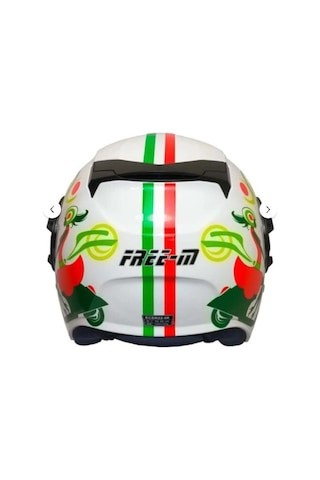 Free-m Freem Fr-665 Yarım Kask Güneş Vizörlü Spring Women Çok Renkli
