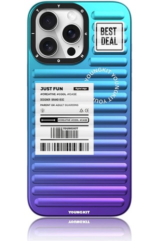 Apple iPhone 16 Pro Max Uyumlu Kılıf Youngkit The Secret Color Serisi Kapak Mor