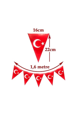 3lü Flama Set 23 Nisan Flama, Atatürk Baskılı, Türk Bayrağı Baskılı Bayrak Kağıt 19 Mayıs Süs