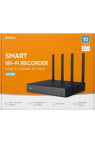 Imou Nvr-n110-8a0e-p 10 Kanal Wifi Nvr Kayıt Cihazı