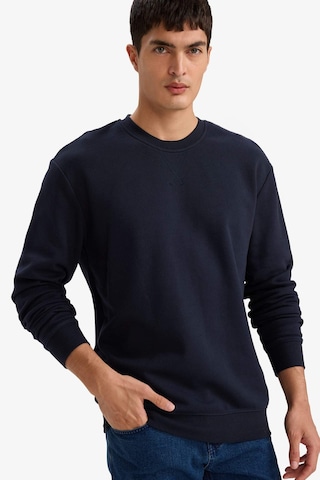 Defacto %100 Pamuk Basic Sweatshirt E8339AX26SP Lacivert
