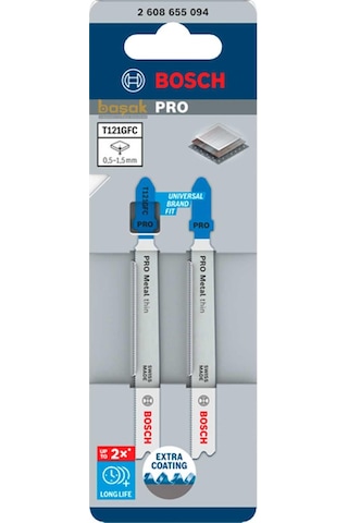 Bosch Pro T121 Gfc 2'li 0,5-1,5 Mm Metal Kesim Dekupaj Ucu 2608655094
