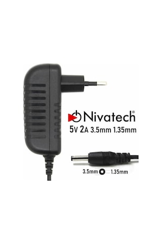 Nivatech Tablet Adaptörü 5V 2A 3.5Mm 1.35Mm