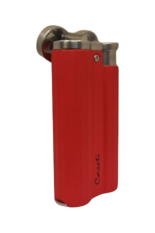 Tek Torch Pürmüz Mat Kırmızı Puro Çakmağı