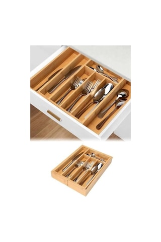 Mien 316 Bambu Çekmece İçi Ayarlanabilir Kaşıklık