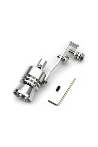 Üniversal Egzoz Islık Aparatı Egzoz Ucu Turbo Sesi Large 29 Mm Krom
