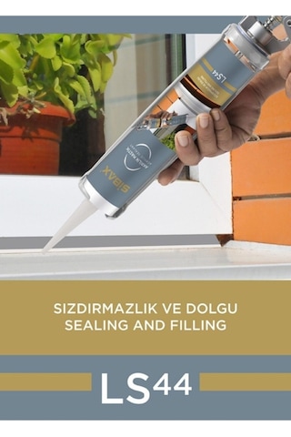 Sibax Silikonize Mastik - Silikon - Mastik - Beyaz