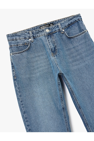 Koton Pamuklu Normal Bel Regular Fit Tapered Jean Pantolon - Joe Jean Orta İndigo 6wam40237nd İndigo