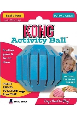 Kong Activity Ball Çok Amaçlı Yavru Köpek Oyuncağı S