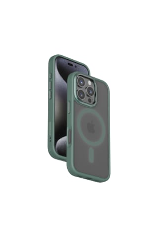 Momax Play CaseForm Apple Uyumlu iPhone 16 Pro Magsafe Kılıf Yeşil