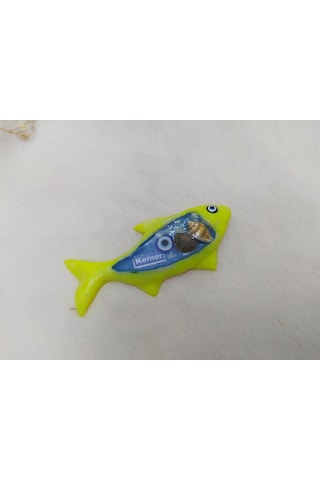 Balık Görünümlü Magnet Yeşil Mıknatıslı Deniz Kabuklu Kemer Yazıl