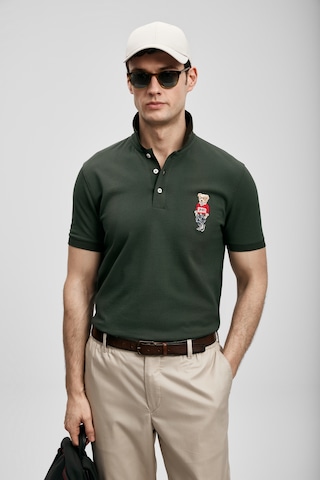 Lufian Brady Smart Erkek Polo Tişört Haki Haki 111040245100630 Haki