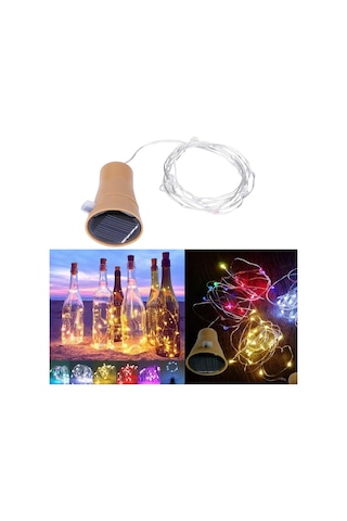 Ayt Powermaster Pm-26356 Solar Güneş Enerjili Ledli Dekoratif Cam Şişe İçin Aydınlatma Led Lamba Süs