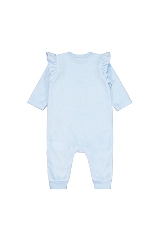 Civil Baby Balerin Nakışlı 6-18 Ay Tulum - Mavi Açık Mavi