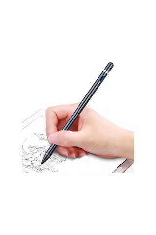 Springsun Siyah Universal Aktif-pasif Kapasitif Kalem: İpad, İphone Uyumlu Ve Android Telefon/tablete Uygun, Dayanıklı Malzeme, Kolay Kullanım - Wa11