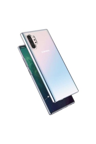 Samsung Uyumlu Galaxy Note 10 Plus Kilif Seffaf Silikon Hibrit Case 372296964
