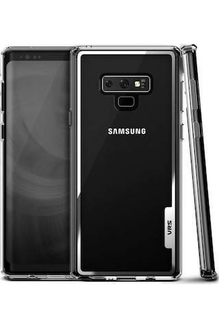Vrs Design Galaxy Note 9 İle Uyumlu Crystal Chrome Kılıf Clear