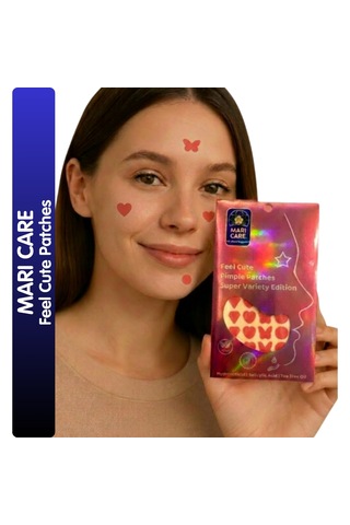 Mari Care Feel Cute Pimple Patches Super Variety Edition Pembe 24 Adet
