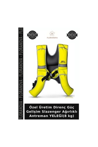 Özel Üretim Direnç Güç Gelişim Slazenger Ağırlıklı Antreman Yeleği 8 Kg Belirtilmemiş