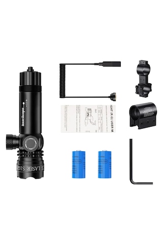Wıson Ws-603 Profesyonel Tüfeg Montajlı Yeşil Lazer 532 Nm 20 Mm Ray Uyumlu Uzun Menzil Siyah