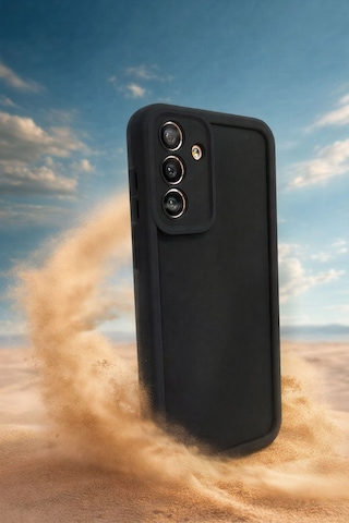 Samsung Galaxy A36 5g Uyumlu Kamera Çıkıntılı Mat Silikon Telefon Kılıfı Resimdeki
