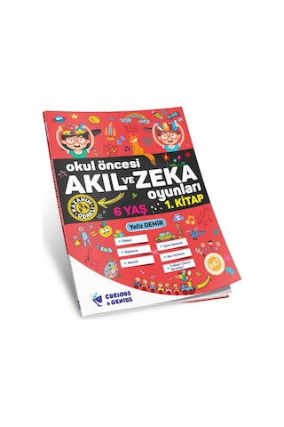 Okul Öncesi Akıl ve Zeka Oyunları 6 Yaş Seti 2 Kitap