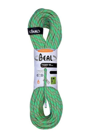 Beal Tiger 10mm X 60m Dinamik Ip Yeşil Çok Renkli