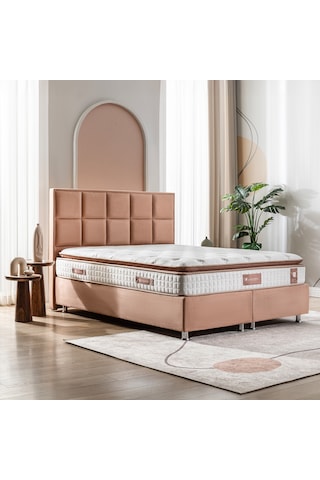 Us. Sleeping Ultra Ortopedik Touch Brown Orijinal Pedli Yaylı Yatak (27Cm) 90X190