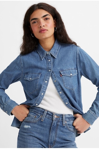 Levi's Kadın Mavi Denim Kot Gömlek - 16786-0017 001