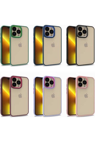 Apple Uyumlu iPhone 13 Pro Kılıf Zore Flora Kapak Kılıf