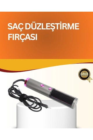 Çok Yönlü Kullanıma Uygun Saç Kurutma Ve Düzleştirme Fırçası