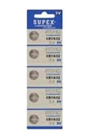 Supex Cr1632-c5 3v Lityum Düğme Pil 5'li Paket