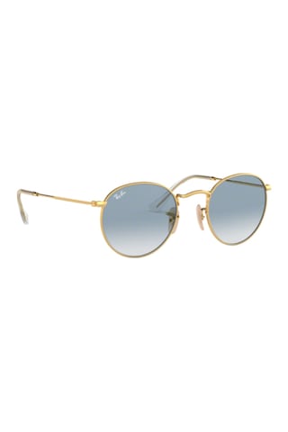 Ray-Ban Rb3447-N 001/3F 50 21 Mavi Degrade Round Erkek Güneş Gözlüğü