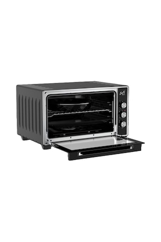 Tecna MF 5010 S 50 L Siyah Buhar Destekli Mini Fırın