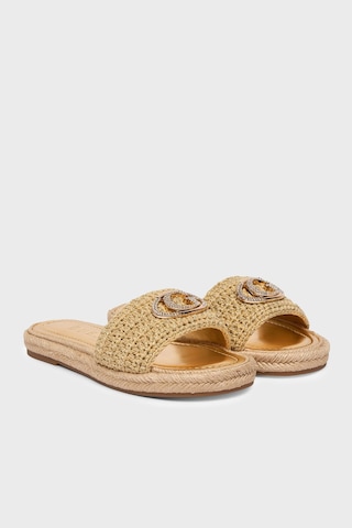 Guess Bayan Terlik Fljklı Fab03 Gold Gold-bej Gold-bej