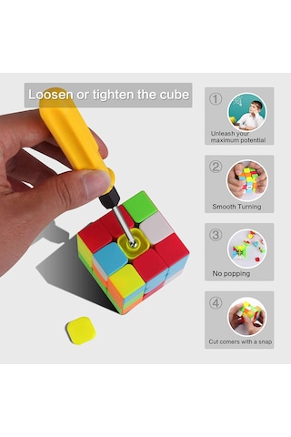 Magic Cube Rubik Zeka Sabır Küpü Neon Renkler 3 X 3 X 3