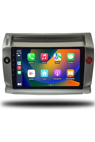 Navmina Citroen C4 Android Carplay Multimedya 2005-2010 6gb Ram + 128gb Hafıza + 4 Çekirdek