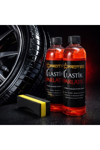 Protek Lastik Parlatıcı 2 Adet Ve Özel Lastik Süngeri