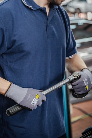 Hanvo Dotlu Köpük Nitril Kaplama Eldiven