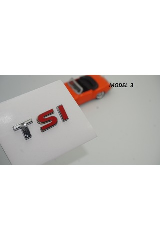 Volkswagen Tsi Bagaj Krom Abs 3M 3D Logo Amblem 4