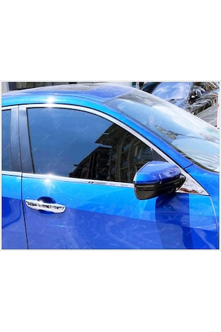 Honda Cıvıc Fc5 Krom Cam Çıtası 8 Prç 2016 Üzeri Paslanmaz Çelik