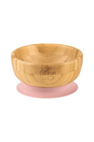 Citron Vakum Tabanlı Organik Bambu Kase Seti - Blush Pink 1073612