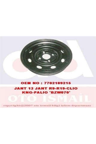 Jant 13 Jant 4 Bijon Renault R9-r19-r21-megane I-clio-kangoo