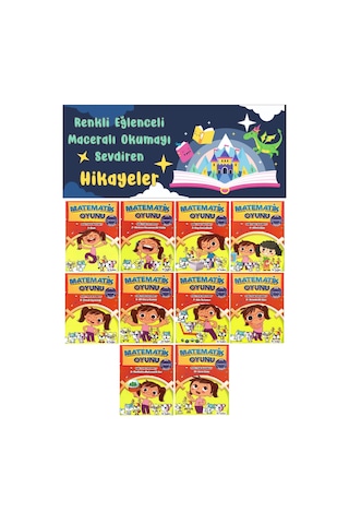 1.sınıf Renkli Eğlenceli Maceralı Okumayı Sevdiren Hikaye Seti 10