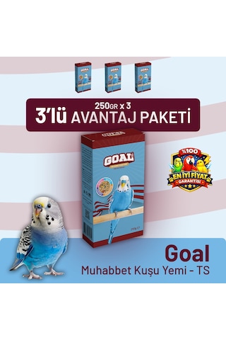 Goal Muhabbet Kuşu Yemi/ts 250 G - 3 Adet 250 G