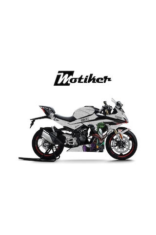 Cf Moto 450sr Joker Sticker Etiket Parçalı Kaplama Modeli