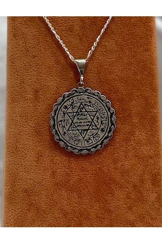 Sultan Süleyman Gümüş Mühür Erkek Kolyesi F160020104