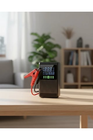 Şarjlı Araç Akü Takviyeli Hava Pompası Powerbank Özellikli