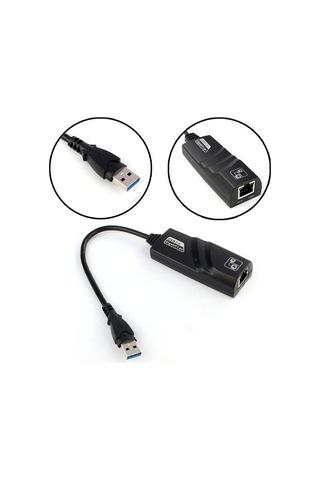 Usb 3.0 To Ethernet Çevirici Dönüştürücü Adaptör (gigabit Destekl